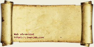 Ćetko Jačovac vizit kartica